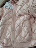 鴨鴨官方正品輕薄羽絨服女短款春秋2025新款小香風(fēng)羽絨內膽夾克外套 粉色 S (155) 曬單實(shí)拍圖