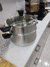 振能304不銹鋼蒸煮兩用蒸饅頭蒸魚(yú)熬湯家用帶格防燙大容量加厚蒸鍋 26cm 曬單實(shí)拍圖