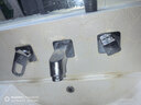 梵玖浴室柜水龍頭分體三孔面盆配件入墻抽拉式洗手盆3件套洗臉盆龍頭 方形-四件套水龍頭 曬單實(shí)拍圖
