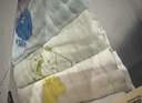 babycare嬰兒口水巾洗臉毛巾泡泡紗布方巾6條裝4層繽紛夢(mèng)境30*30cm 曬單實(shí)拍圖