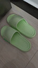 LURAD厚底拖鞋男浴室洗澡家用涼拖鞋情侶居家拖鞋女 綠色 38-39(245mm) 曬單實(shí)拍圖