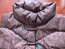 雪中飛羽絨服女25冬季新款加厚無(wú)帽羽絨背心媽媽裝咖啡色3XL 曬單實(shí)拍圖
