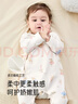 英氏（YEEHOO）新生嬰兒兒衣服春秋保暖舒絨棉秋冬連體衣小月齡寶寶秋季爬服 曬單實(shí)拍圖
