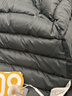 FPA超柔高密拉鏈輕薄連帽排骨羽絨服內膽新款保暖冬季外套男款 墨綠黑色 M 曬單實(shí)拍圖