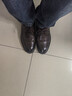 海瀾之家皮鞋男商務(wù)休閑男鞋春季新款正裝男士真皮軟底德比鞋子男新郎婚鞋 棕色內增高款HAAPXM4DAO340AD 41 (255mm) 曬單實(shí)拍圖
