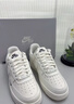 耐克NIKE女空軍一號AF1 運動(dòng)鞋HF1058-133白37.5 曬單實(shí)拍圖