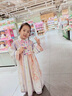 安妮優(yōu)兒（Anneyol）漢服女童秋冬古風(fēng)斗篷中國風(fēng)唐裝兒童古裝披風(fēng)冬季 紫色披風(fēng) 120 曬單實(shí)拍圖