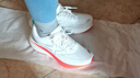 特步薄底香菜二代跑鞋運動(dòng)鞋男子輕便減震防滑透氣寬楦薄底競訓跑步鞋 曬單實(shí)拍圖