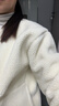 MUJI女士外套 長(cháng)毛抓絨 夾克 秋季新款 象牙色 M 曬單實(shí)拍圖
