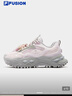 FILA FUSION斐樂(lè )潮牌女鞋BIANCO DX厚底潮鞋2026春季新款硬糖鞋DX 寂靜粉/煙雨灰-HD 38 曬單實(shí)拍圖