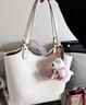 蔻馳（COACH）【禮物】經(jīng)典標志DAY 暗扣托特包單肩包大容量復古斜挎包春季女包 B4/粉筆白色 曬單實(shí)拍圖