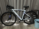 佳沃26款RX御夫座AURIGA鋁合金公路車(chē)全油碟剎24變速彎把單車(chē) 26款-白色（RX） 24速 S 凈身高164-171 曬單實(shí)拍圖