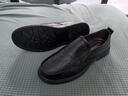 普步仕品牌一腳蹬豆豆鞋男2026秋季真皮軟皮商務(wù)休閑鞋中年軟底防臭皮鞋 黑色 42 曬單實(shí)拍圖