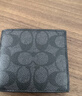 蔻馳（COACH）【品牌直供】男士短款折疊錢(qián)包卡包禮物男生日禮物 老花款 曬單實(shí)拍圖