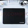 CAPERE(鎧雷)防水全鋼化微蝕刻玻璃游戲鼠標墊加厚中號防滑PU底電競 玻璃墊【星耀黑】小號350x250x6mm 曬單實(shí)拍圖
