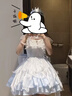 唐努烏現貨【天鵝絨】lolita套裝春款小清新禮服哥特風(fēng)公主裙洛麗塔 【天鵝絨】單裙子+飛機盒 M 【90-115斤】 曬單實(shí)拍圖