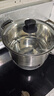 美的（Midea）蒸鍋304不銹鋼蒸煮兩用湯鍋饅頭包子家庭用蒸籠鍋蒸一體多功能 曬單實(shí)拍圖