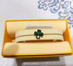 施華洛世奇（SWAROVSKI）  四葉草元素手鏈女 畢業(yè)禮物女 綠色四葉草  5666585 曬單實(shí)拍圖