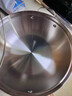 美廚（MAXCOOK）304不銹鋼火鍋32cm 三層鋼湯鍋火鍋復底 燃氣電磁爐通用 MCT2034 曬單實(shí)拍圖