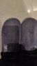 回力棉拖鞋男士防水防滑包跟厚底居家室內毛棉鞋外穿 0468A 灰色40-41 曬單實(shí)拍圖