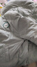 茵曼（INMAN）2025冬季女裝新款鴨絨九江羽絨服休閑立領(lǐng)落肩寬松外套大衣上衣 淺灰綠-18449001H1 XL 【偏大，建議拍小一碼】 曬單實(shí)拍圖