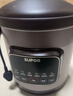 蘇泊爾（SUPOR）快燉電燉鍋 電砂鍋 電燉盅  紫砂鍋 燕窩燉盅 煮粥神器 熬粥鍋 5L容量 DG50YC887 曬單實(shí)拍圖