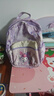 Hello Kitty女童幼兒園書(shū)包兒童雙肩包出游背包1-2年級小學(xué)生包DB96637D紫 曬單實(shí)拍圖