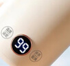JIEXG德國便攜式燒水杯 電熱水杯 電熱水壺 加熱保溫恒溫水壺 600ml迷你旅行出差 0.6L 【米白色】升級六檔【恒溫】316不銹鋼內膽 曬單實(shí)拍圖