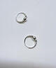 戚小米純999足銀養耳洞耳環(huán)女耳釘2025新款耳圈睡覺(jué)免摘耳骨釘耳飾 999銀鈴鐺款耳環(huán)（兩只價(jià)） 曬單實(shí)拍圖