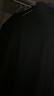 凡客誠品（VANCL）純棉長(cháng)袖T恤男春秋季圓領(lǐng)內搭衣服休閑寬松透氣打底衫 黑色 XL 曬單實(shí)拍圖