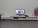 【京東物流】電視柜簡(jiǎn)約現代小戶(hù)型客廳家用電視機柜伸縮落地柜 雙向伸縮暖白色（160-220CM） 曬單實(shí)拍圖
