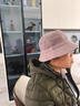 啄木鳥(niǎo)中老年帽子四季通用薄款媽媽春秋款遮陽(yáng)防曬漁夫帽奶奶休閑布帽 棕色 曬單實(shí)拍圖