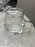 極簡(jiǎn)?wèn)|方美學(xué)高溫耐熱玻璃杯茶壺帶把手水杯茶水一人飲 透明色 350ml 曬單實(shí)拍圖