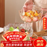 格娜斯玻璃沙拉碗家用透明玻璃碗套裝日式創(chuàng  )意蔬菜水果盤(pán)甜品碗三件套 曬單實(shí)拍圖