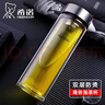 希諾（heenoor）雙層玻璃杯男家用商務(wù)辦公泡茶杯子過(guò)濾車(chē)載水杯XN-9302 345mL 曬單實(shí)拍圖