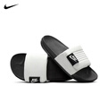 耐克NIKE拖鞋男一字拖外穿OFFCOURT ADJUST拖鞋DQ9624-100白黑41 曬單實(shí)拍圖