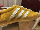 阿迪達斯（adidas）女 三葉草系列 GAZELLE INDOOR W 低幫休閑鞋 HQ8716 黃白  38  曬單實(shí)拍圖