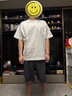 金林德伯格（J.Lindeberg）商場(chǎng)同款春新款男時(shí)尚涼感寬松純色休閑簡(jiǎn)約圓領(lǐng)短袖T恤526101005 NPC米白色 L 曬單實(shí)拍圖