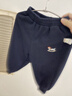 嘟嘟家男童套裝卡通洋氣新款春裝寶寶兩件套韓版運動(dòng)潮女童衛衣衛褲春秋 藏青色 90 曬單實(shí)拍圖