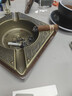 高希霸雪茄煙灰缸金色款辦公室高檔金屬大方框商務(wù)生日禮物男生高級輕奢 曬單實(shí)拍圖