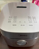 美的（Midea）電飯煲 0涂層電飯鍋4升 316L不銹鋼內膽3-4人家用多功能無(wú)涂層微壓智能預約MB-RE476S 曬單實(shí)拍圖