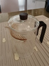 綠昌明玻璃茶壺月牙過(guò)濾壺耐高溫煮茶壺大容量泡茶壺木把茶壺 860ml 曬單實(shí)拍圖