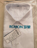 羅蒙短袖襯衫男士純色商務(wù)休閑職業(yè)正裝工裝外套白襯衣男裝 曬單實(shí)拍圖