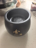 陶瓷茶渣缸茶洗帶過(guò)濾茶器杯洗筆洗家用建水水盂廢水缸茶具配件 粗陶大號茶渣缸【舍得】+過(guò)濾蓋-禪黑 曬單實(shí)拍圖