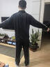 阿迪達斯（adidas）運動(dòng)套裝男春季跑步運動(dòng)套裝防風(fēng)夾克收腿褲兩件套 黑白 2XL 曬單實(shí)拍圖