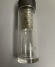 膳魔師（THERMOS）雙層玻璃杯400毫升男女士茶水分離水杯泡茶杯帶茶漏TCGE-400D BL 曬單實(shí)拍圖