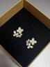 芯奢雪落梔子純白花朵耳夾女士無(wú)耳洞耳環(huán)女甜美氣質(zhì)無(wú)痛蚊香盤(pán)耳夾 蚊香盤(pán)耳夾一對（無(wú)耳洞拍） 曬單實(shí)拍圖