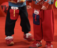 嘟嘟家兒童拜年服新款寶寶褲子冬季男童新年衣服女童長(cháng)褲保暖冬 黑色110 曬單實(shí)拍圖