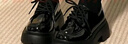 尚芭芙復古英倫風(fēng)小皮鞋女2026年春季新款樂(lè )福鞋厚底jk工作百搭單鞋 黑色【亮光】 40 (250mm) 曬單實(shí)拍圖