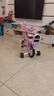 鑫旺彤自行車(chē)兒童3-6-10歲單車(chē)男女童輕便腳踏車(chē)輔助輪5歲女孩車(chē)公主車(chē) 粉色【加寬加大坦克輪】 12寸 適合身高80-105cm 曬單實(shí)拍圖